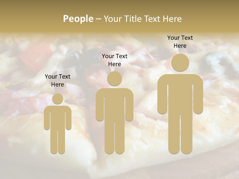 Fastfood Meat Supper Sated PowerPoint Template