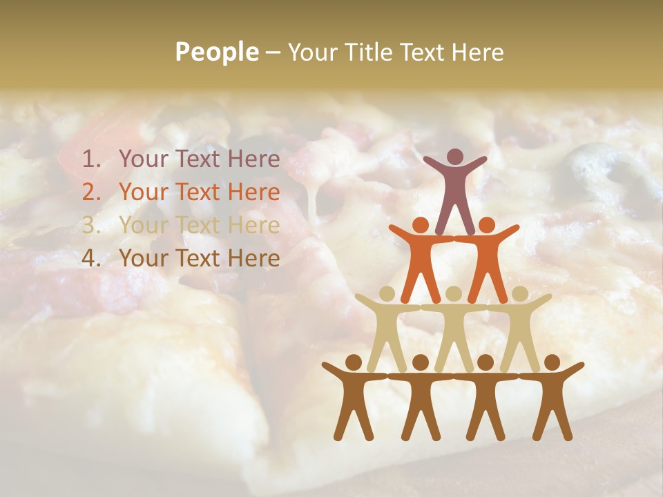 Fastfood Meat Supper Sated PowerPoint Template