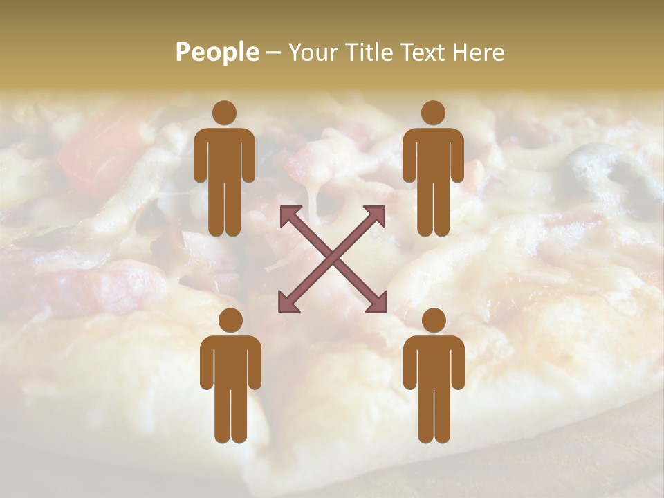 Fastfood Meat Supper Sated PowerPoint Template