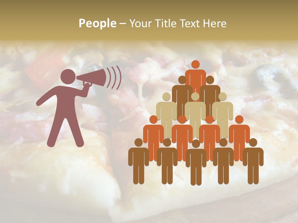 Fastfood Meat Supper Sated PowerPoint Template