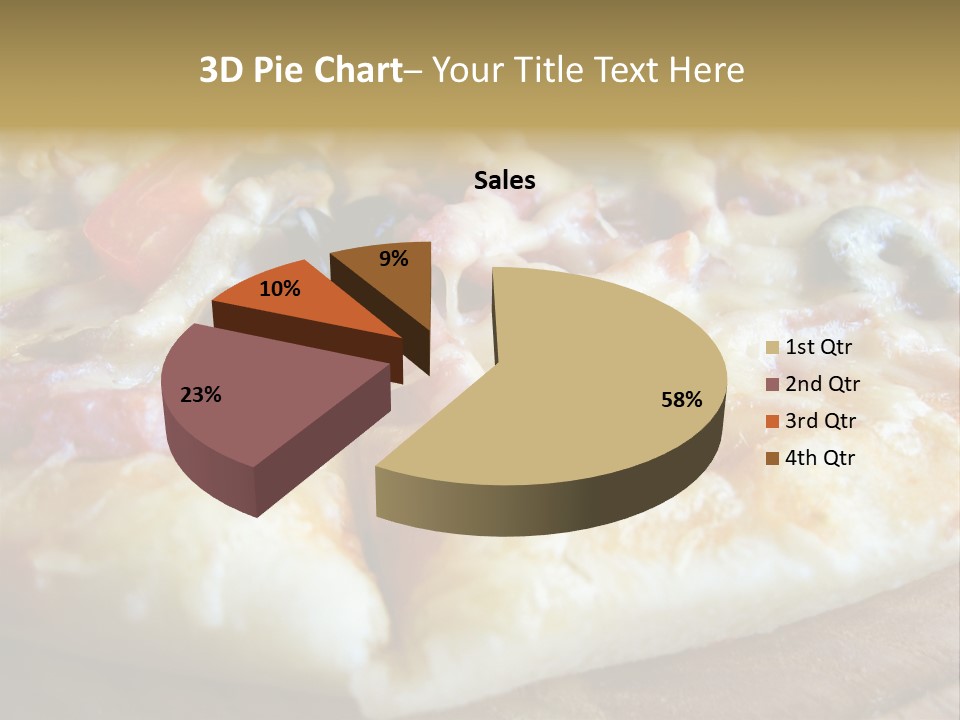 Fastfood Meat Supper Sated PowerPoint Template