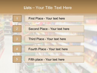 Packaging Retail Label PowerPoint Template