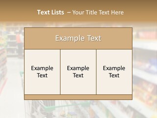 Packaging Retail Label PowerPoint Template