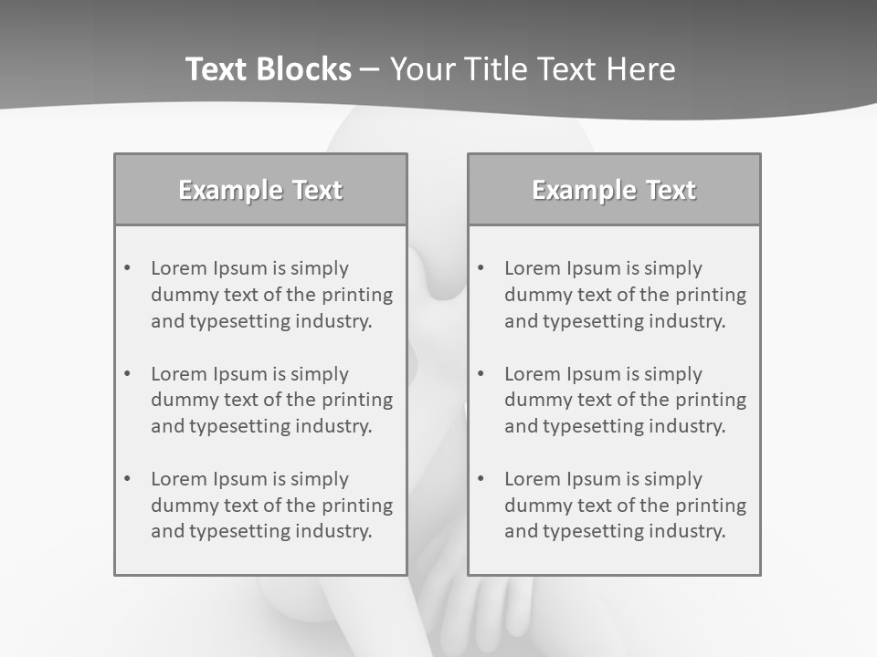 Sadness Grey Unhappy PowerPoint Template