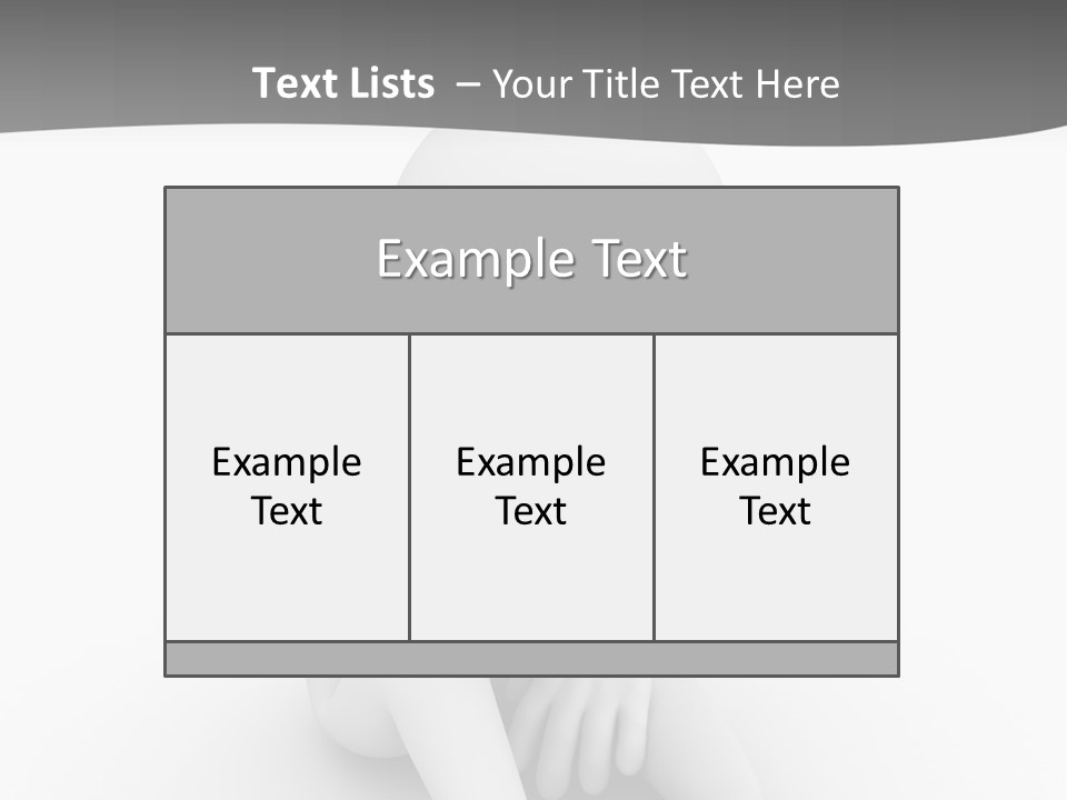 Sadness Grey Unhappy PowerPoint Template