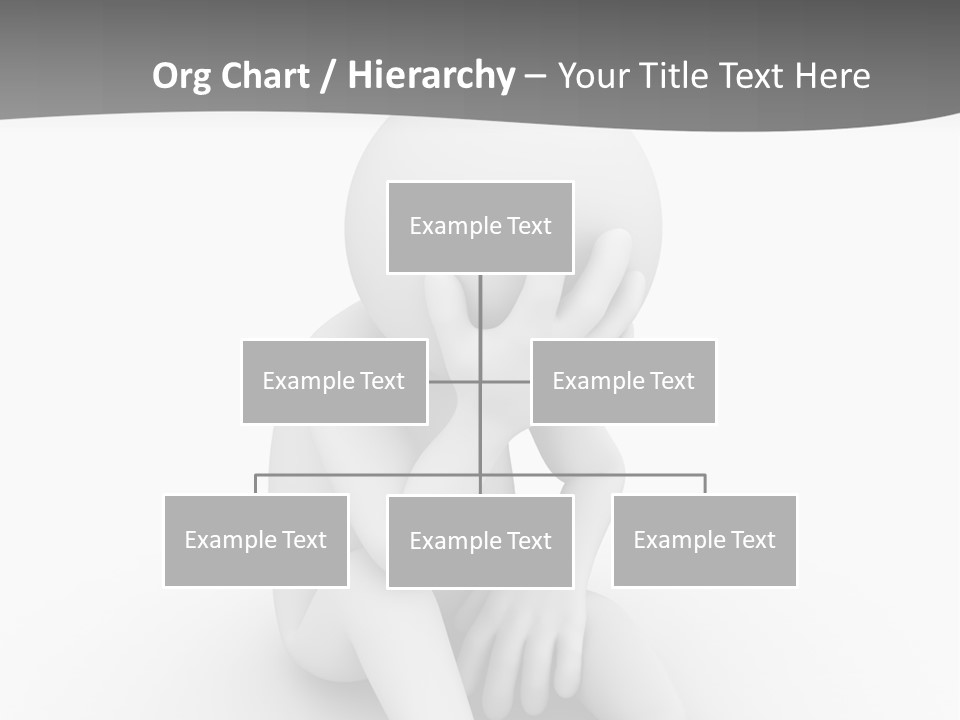 Sadness Grey Unhappy PowerPoint Template