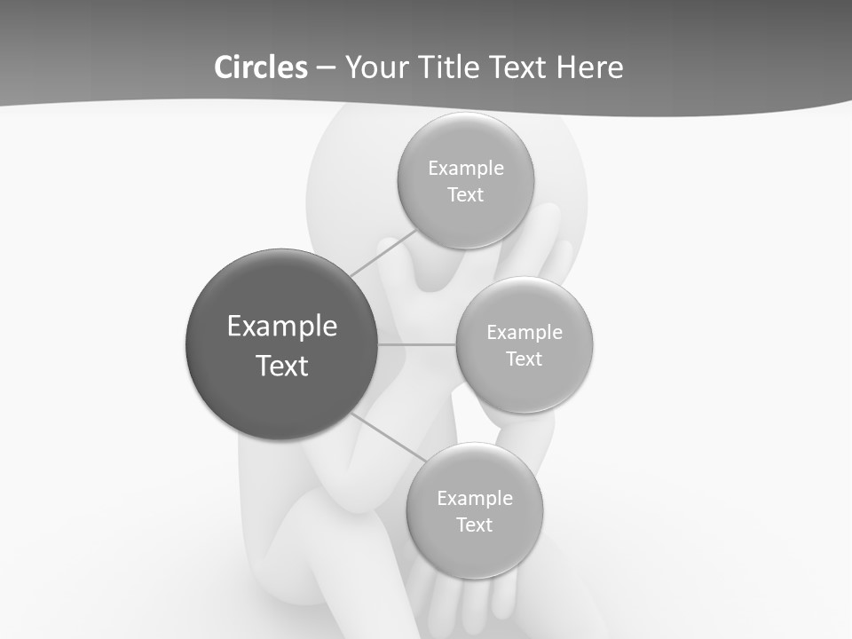 Sadness Grey Unhappy PowerPoint Template