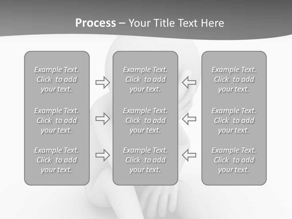 Sadness Grey Unhappy PowerPoint Template