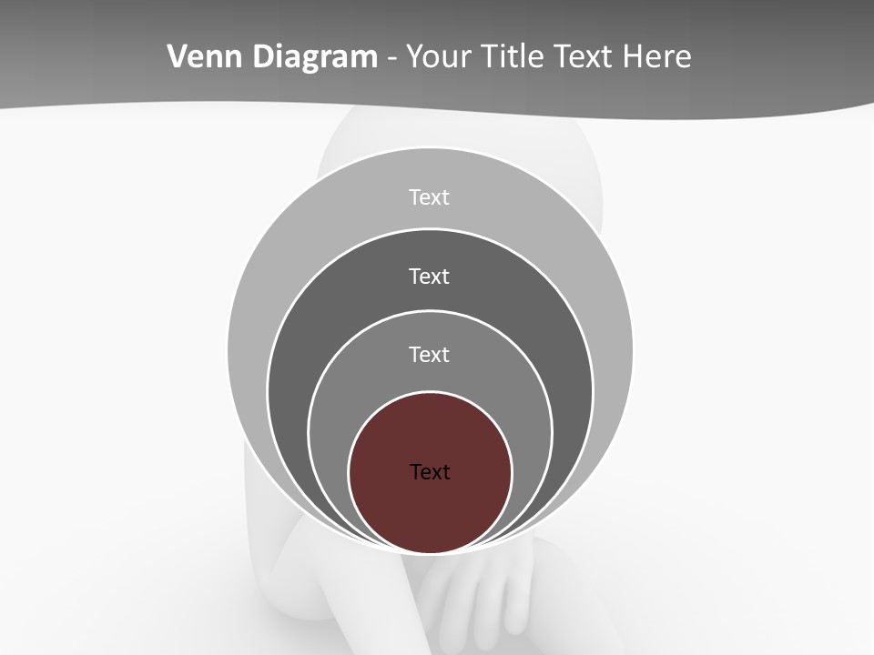 Sadness Grey Unhappy PowerPoint Template