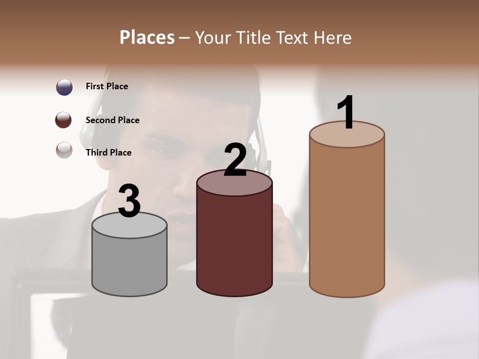 Friendly Call Face PowerPoint Template