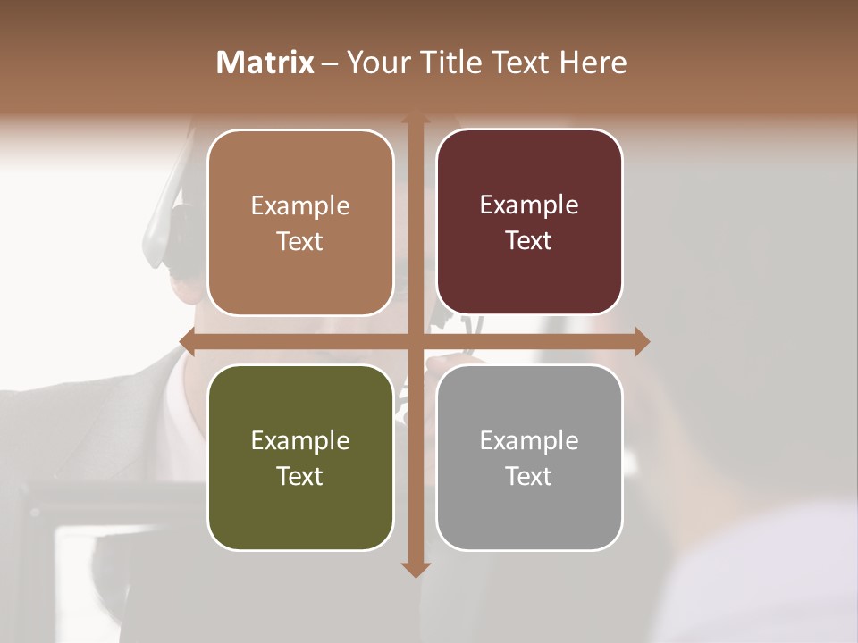 Friendly Call Face PowerPoint Template