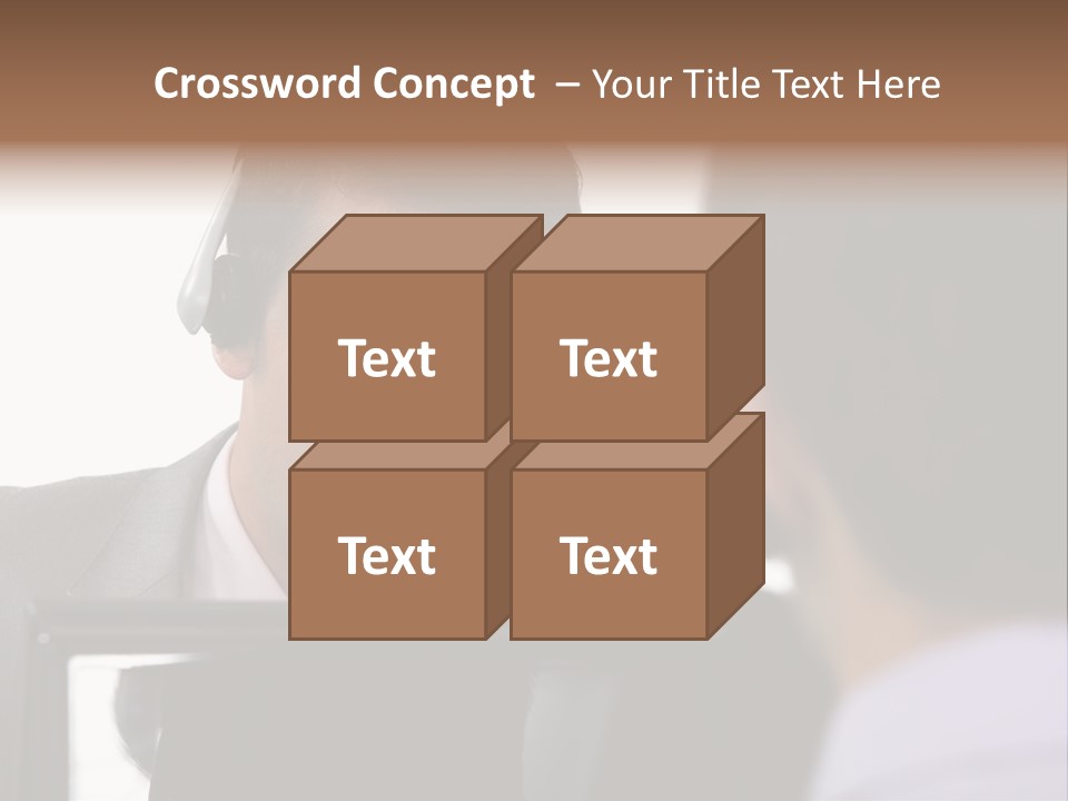 Friendly Call Face PowerPoint Template
