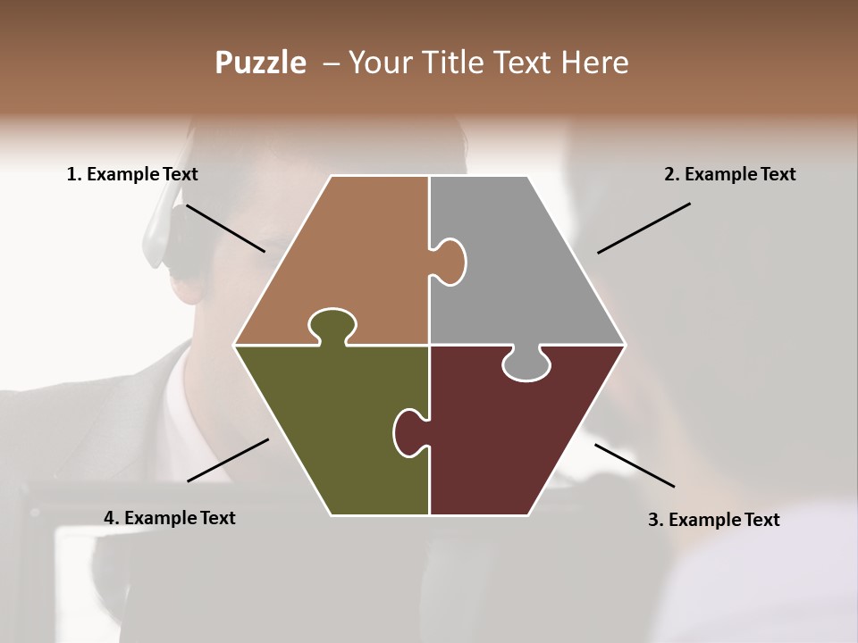 Friendly Call Face PowerPoint Template