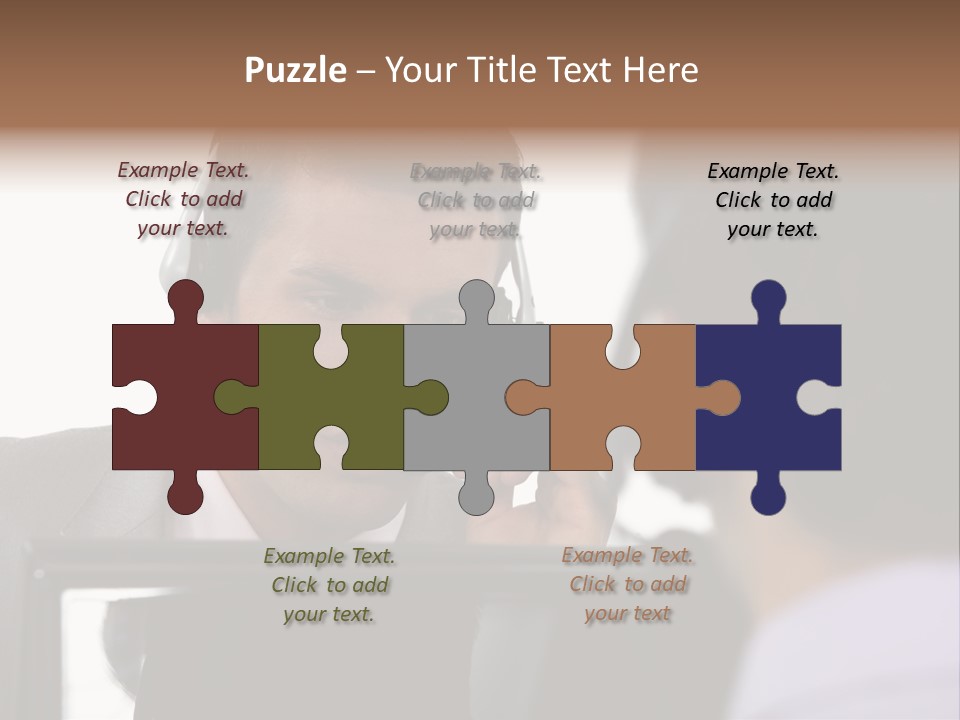 Friendly Call Face PowerPoint Template