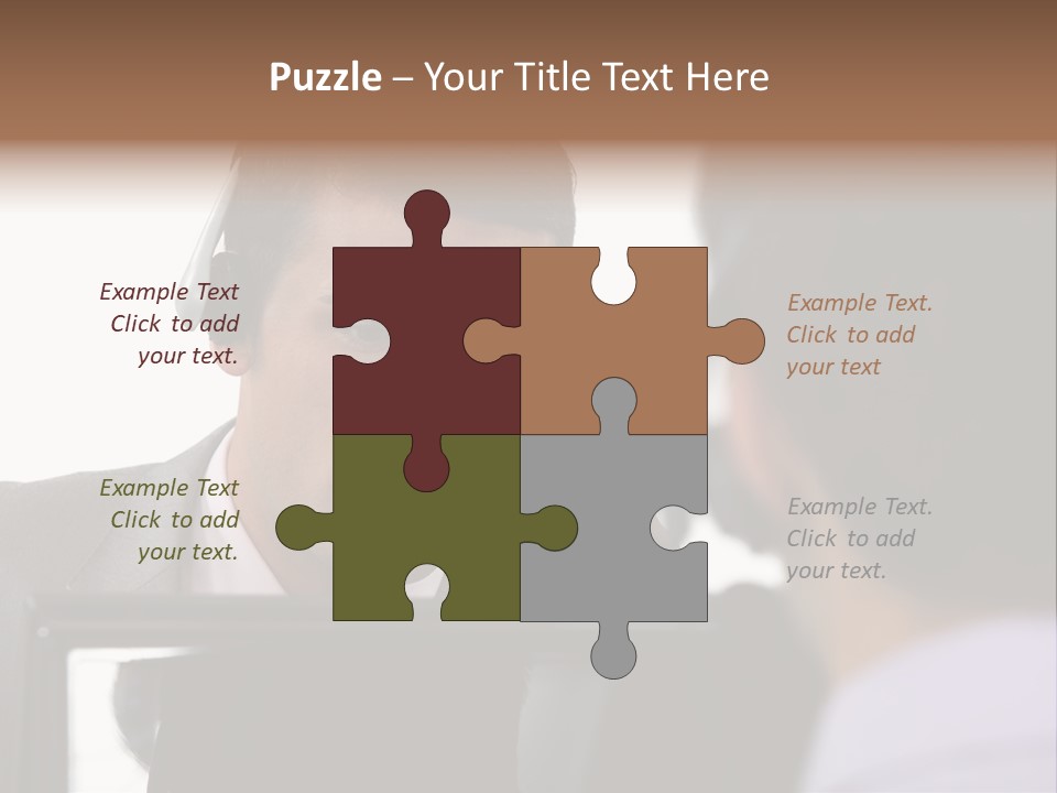 Friendly Call Face PowerPoint Template