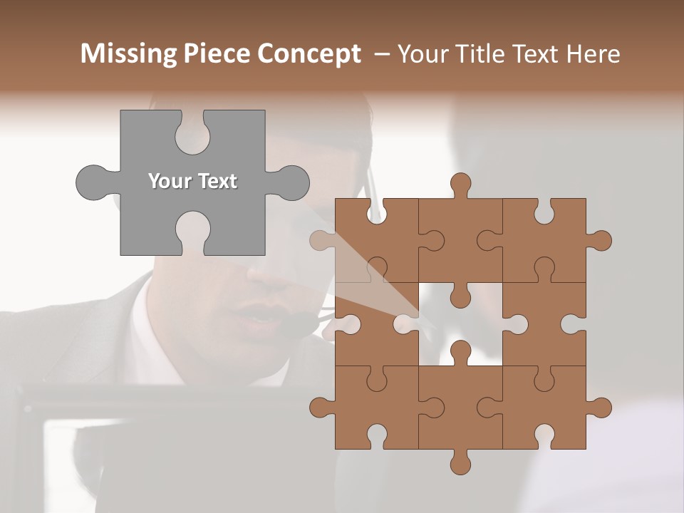 Friendly Call Face PowerPoint Template