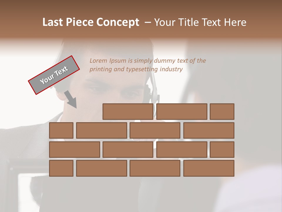 Friendly Call Face PowerPoint Template