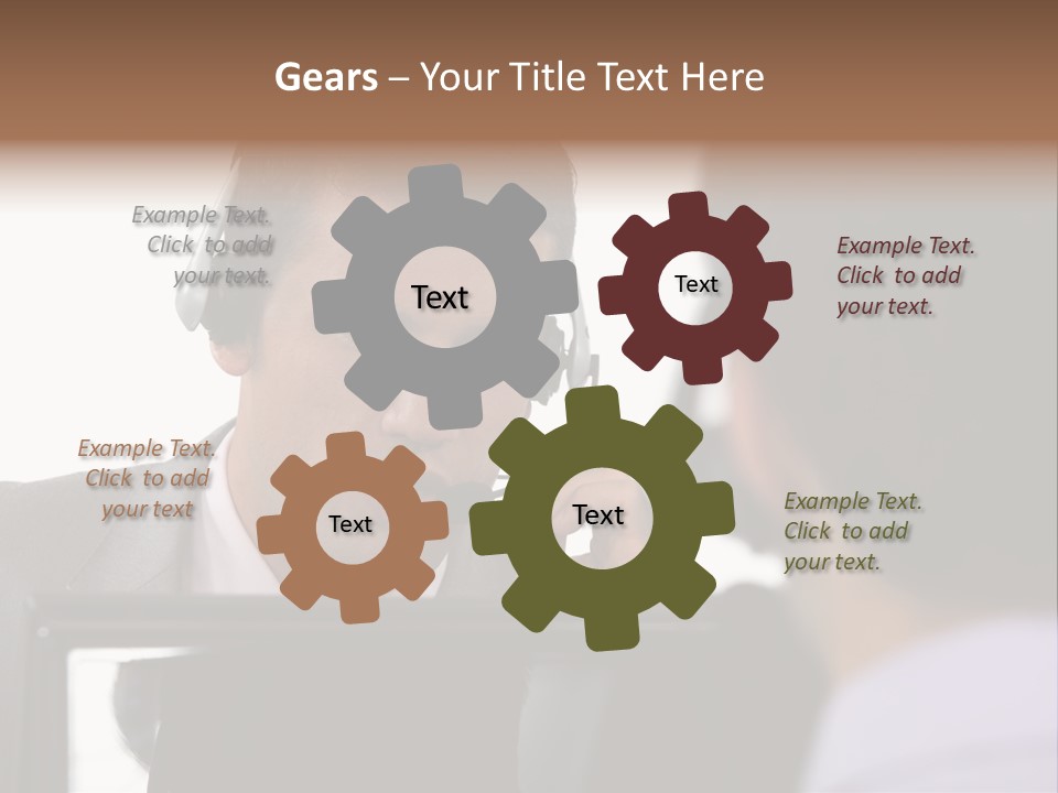 Friendly Call Face PowerPoint Template