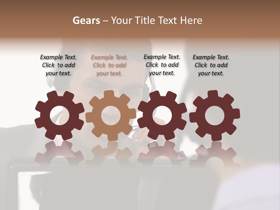 Friendly Call Face PowerPoint Template