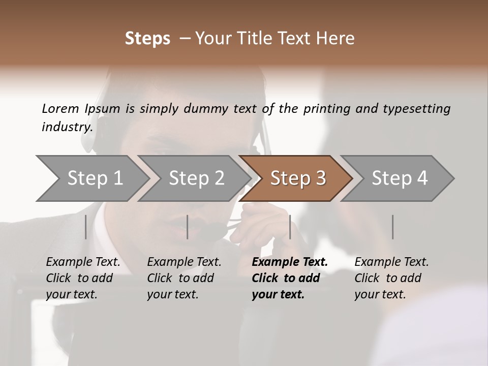Friendly Call Face PowerPoint Template