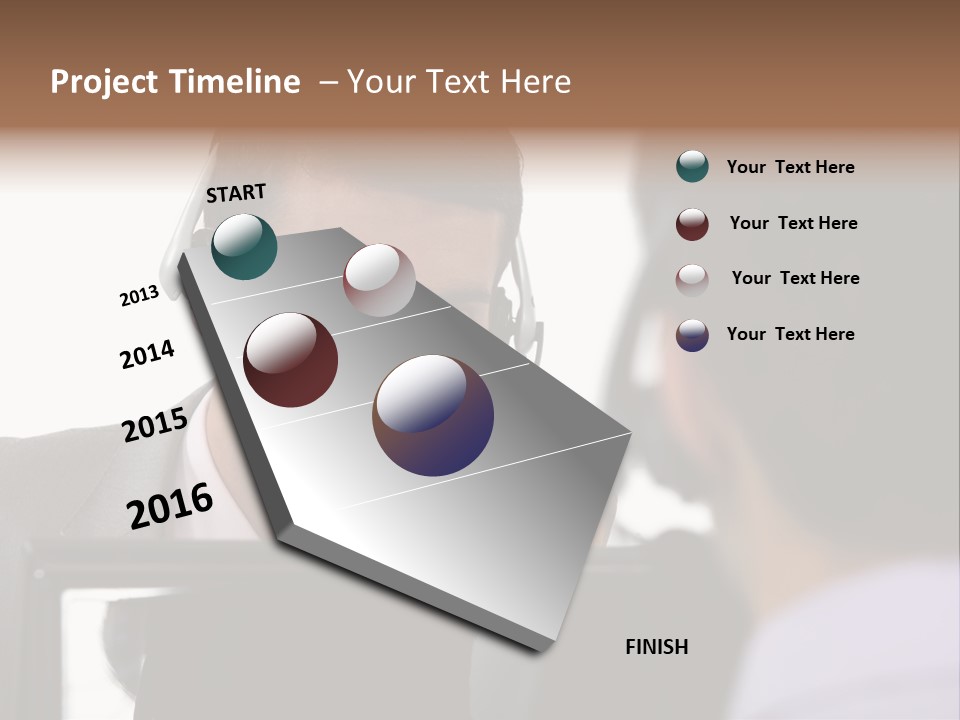Friendly Call Face PowerPoint Template