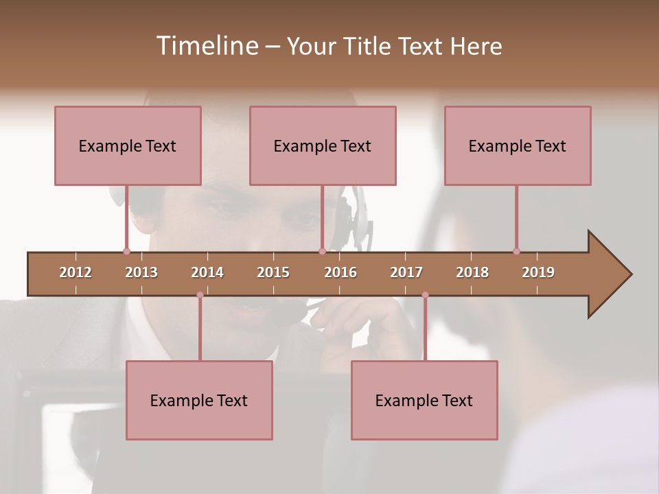 Friendly Call Face PowerPoint Template