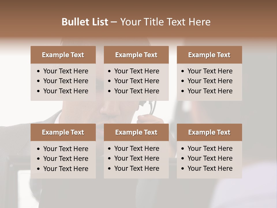Friendly Call Face PowerPoint Template