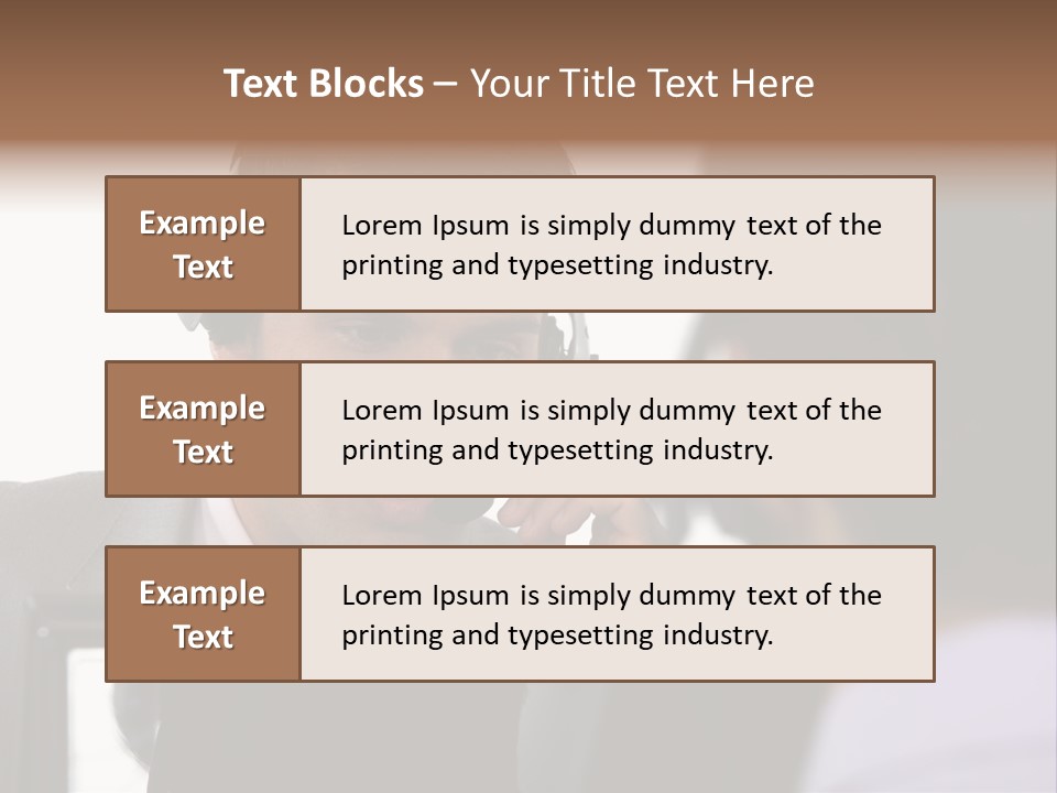 Friendly Call Face PowerPoint Template