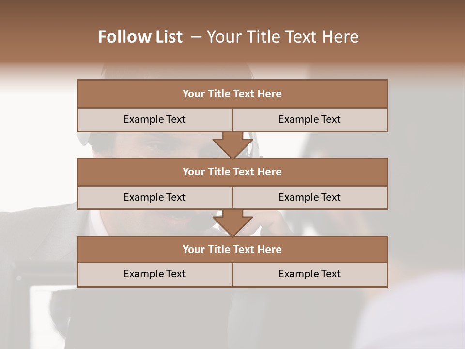 Friendly Call Face PowerPoint Template