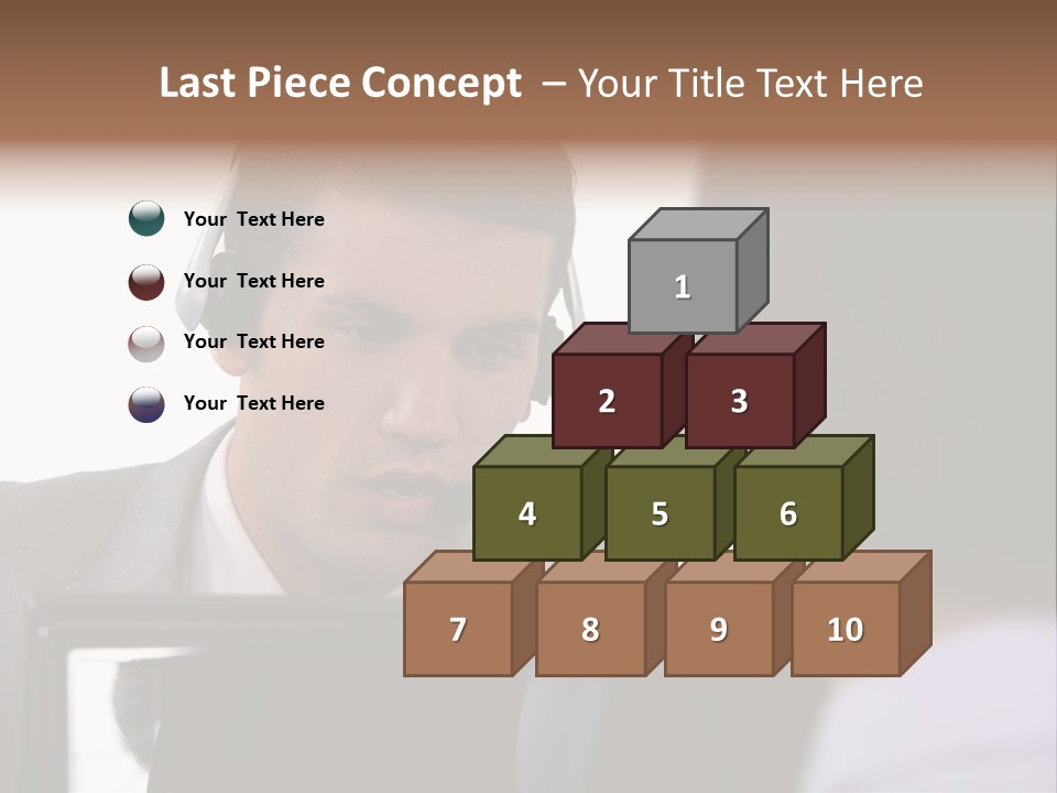 Friendly Call Face PowerPoint Template