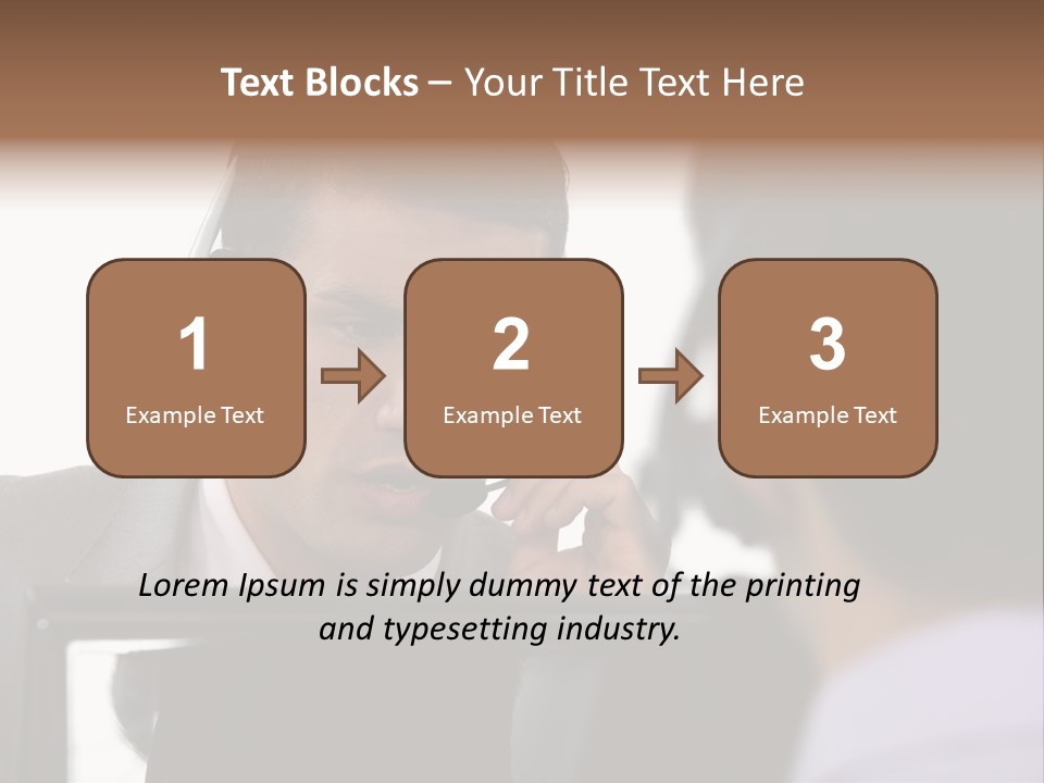 Friendly Call Face PowerPoint Template