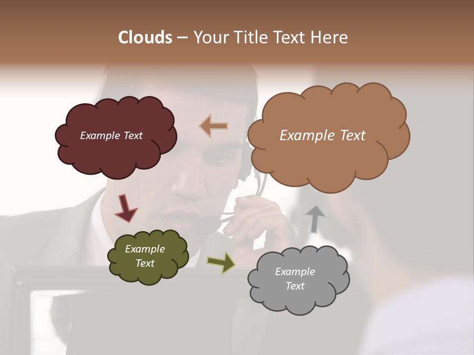 Friendly Call Face PowerPoint Template