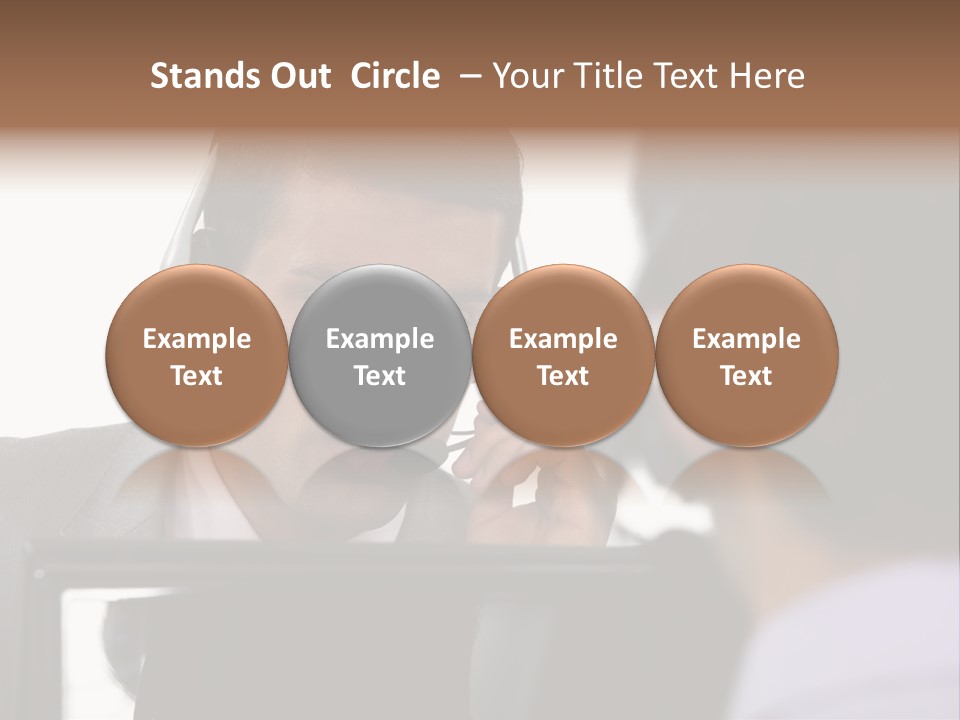 Friendly Call Face PowerPoint Template