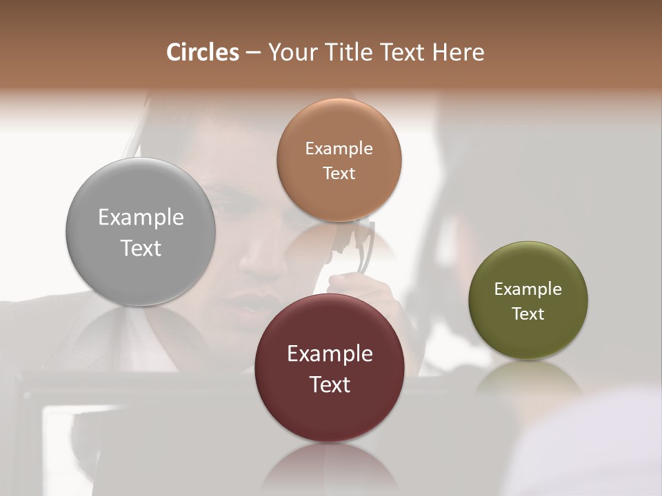 Friendly Call Face PowerPoint Template