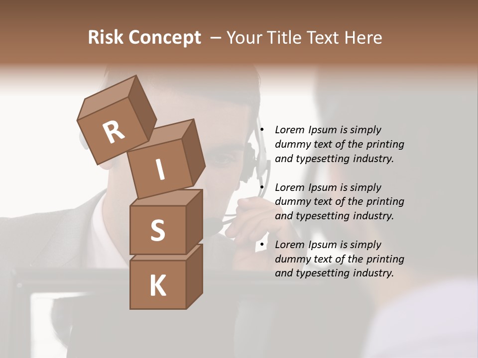 Friendly Call Face PowerPoint Template