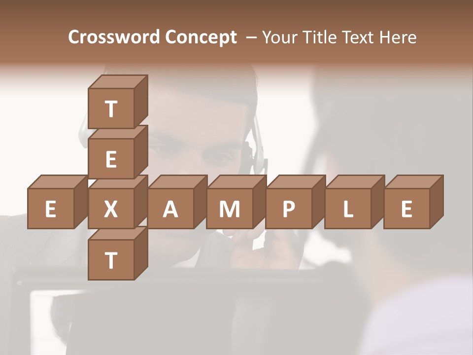 Friendly Call Face PowerPoint Template