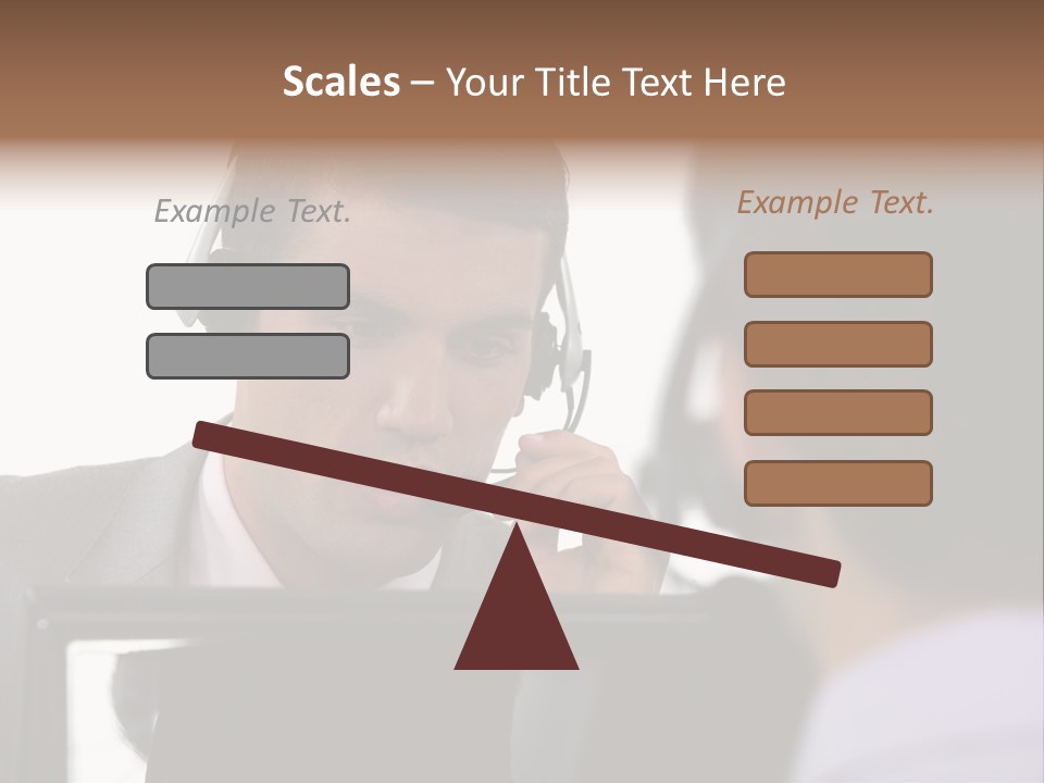 Friendly Call Face PowerPoint Template