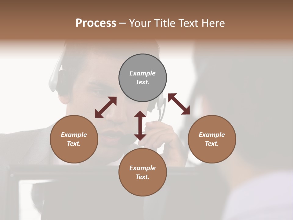 Friendly Call Face PowerPoint Template