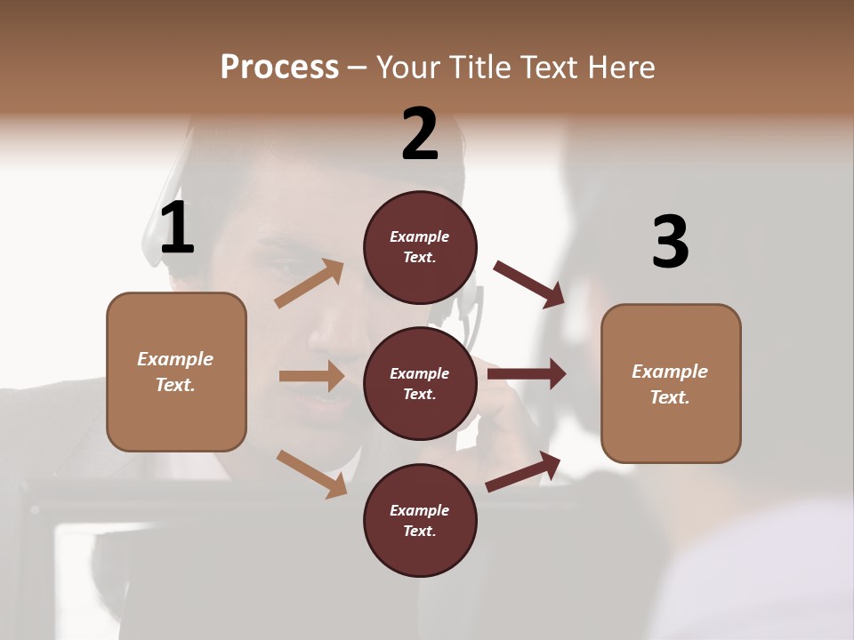 Friendly Call Face PowerPoint Template