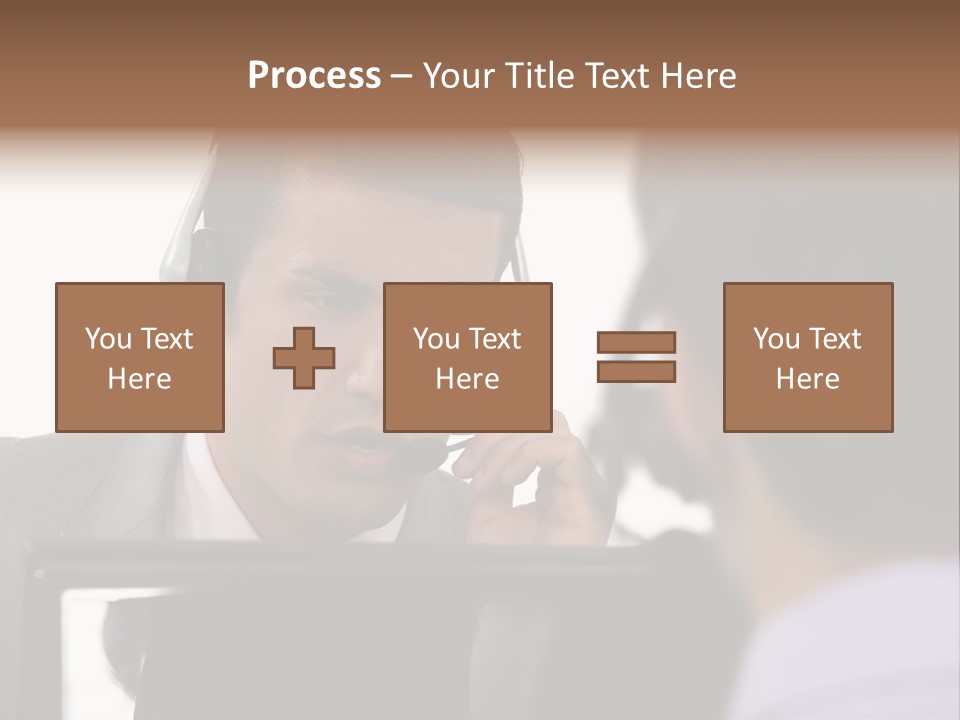 Friendly Call Face PowerPoint Template