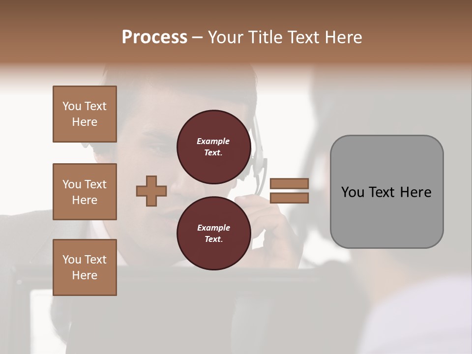 Friendly Call Face PowerPoint Template