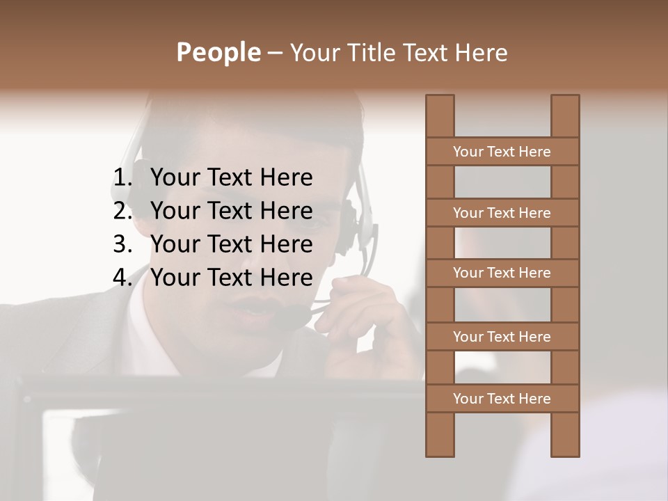 Friendly Call Face PowerPoint Template