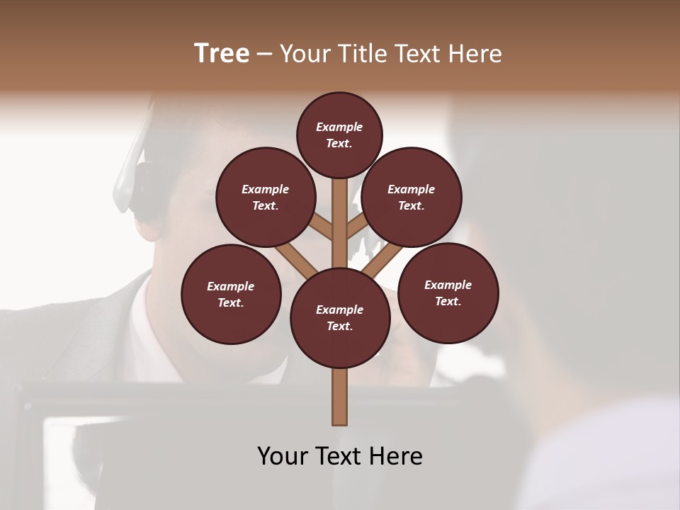 Friendly Call Face PowerPoint Template