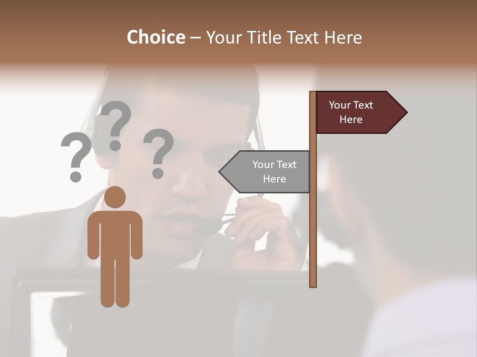 Friendly Call Face PowerPoint Template
