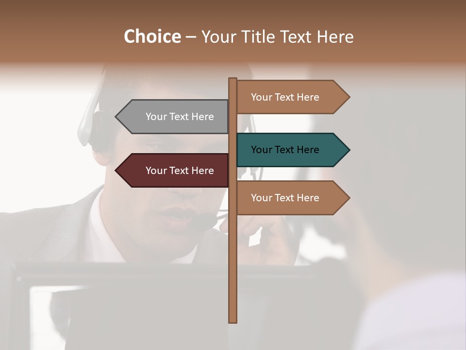 Friendly Call Face PowerPoint Template