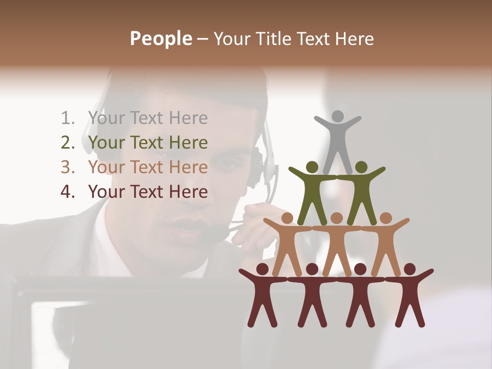 Friendly Call Face PowerPoint Template