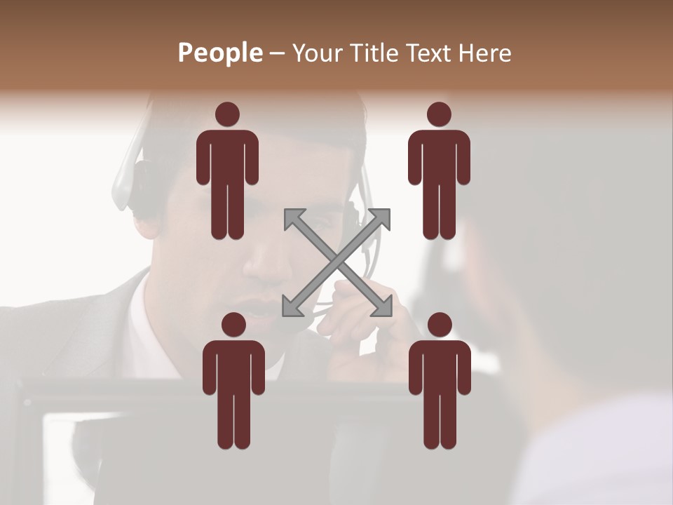 Friendly Call Face PowerPoint Template