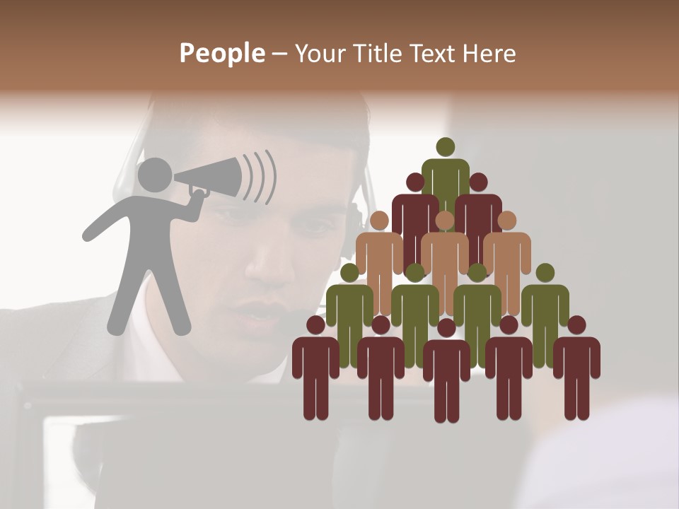 Friendly Call Face PowerPoint Template