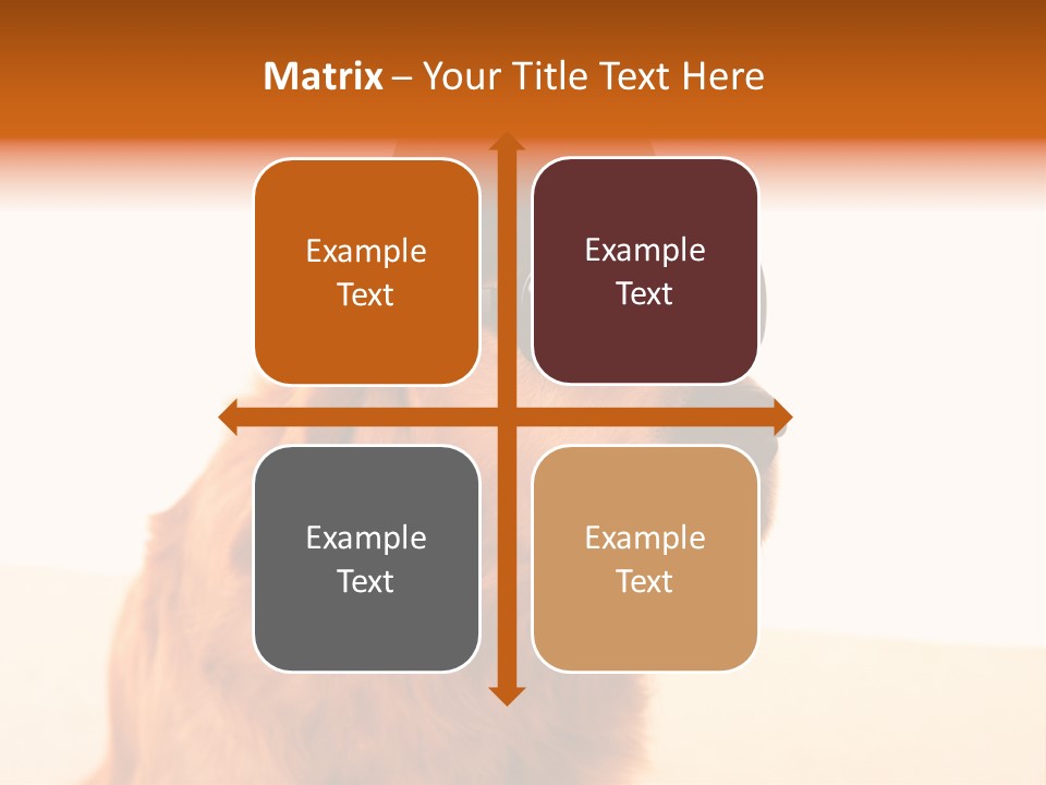 Healthy Background Pup PowerPoint Template