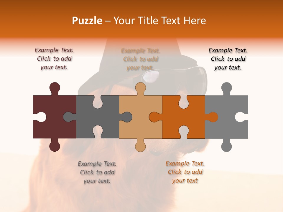 Healthy Background Pup PowerPoint Template